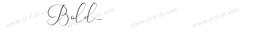 火山字型 青荷 试用版 Bold字体转换